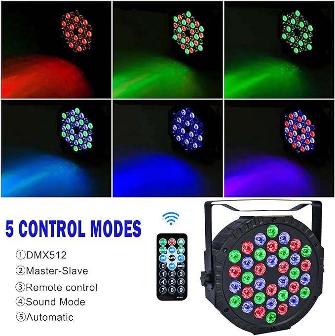 Stage Lights DJ Lights 36LED Par Lights - Image 2