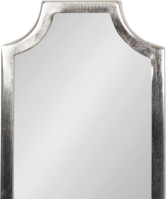 Kate and Laurel Ciel Glam Mirrored Wall Sconce; 6 x 5 x 16; Silver; Traditional - Image 9