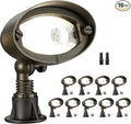 Gardenreet Low Voltage Wall Wash Lights - 12V Solid Brass LED Flood Lights by Gardenreet