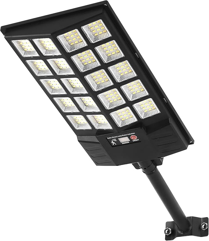 Solar Street Light with Remote, Waterproof Motion Sensor Flood Light, Dusk to - Image 8