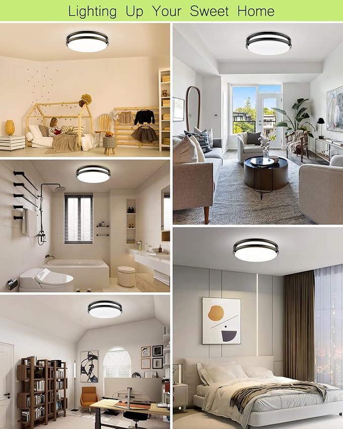 LED Flush Mount Ceiling Light Fixture - Image 7