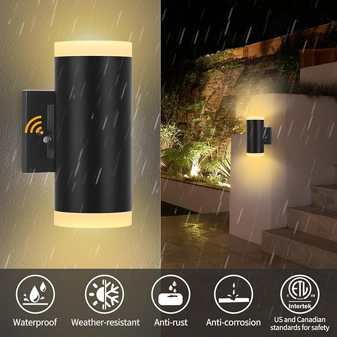 Dusk to Dawn Outdoor Lighting, ZUUKOLE Waterproof Exterior Wall Lantern - Image 5