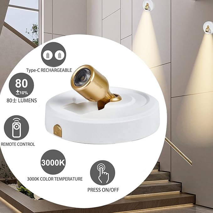 Wireless LED Spot lights Indoor - Image 3