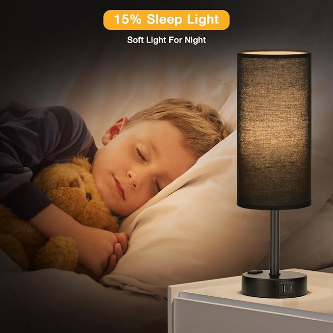 Black Touch Table Lamps Set - Image 6