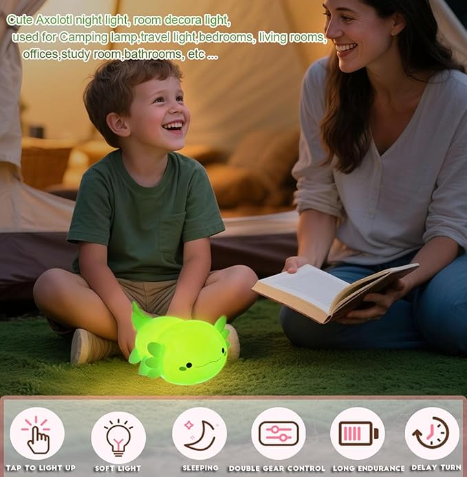 DREAMING MY DREAM Axolotl Night Light - Image 5