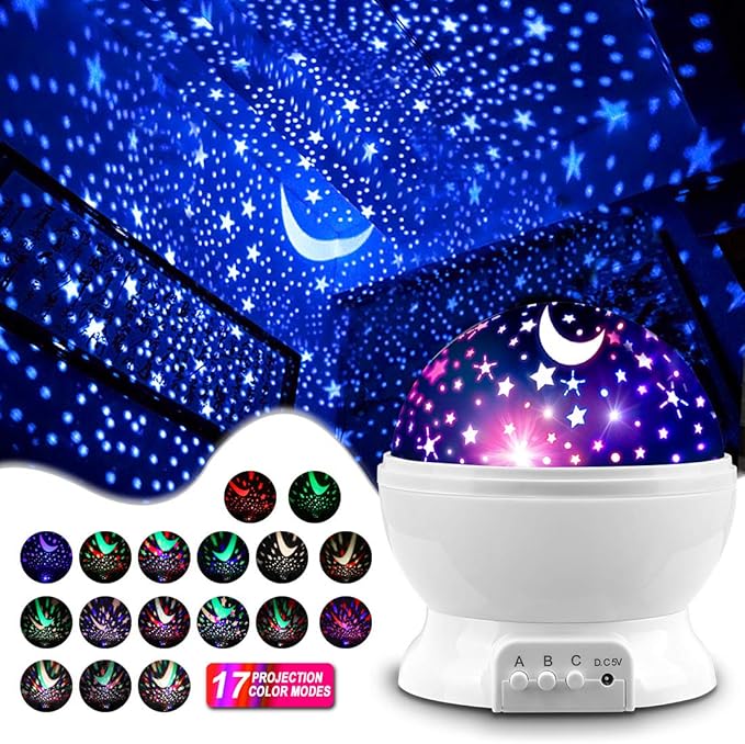 Star Projector Night Lights for Kids, Fun Gifts for 1-4-6-14 Year Old Girl and - Image 2