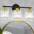 Crystal Bathroom Light Fixtures, Bathroom Lighting Fixtures Over Mirror by Kvhiiw