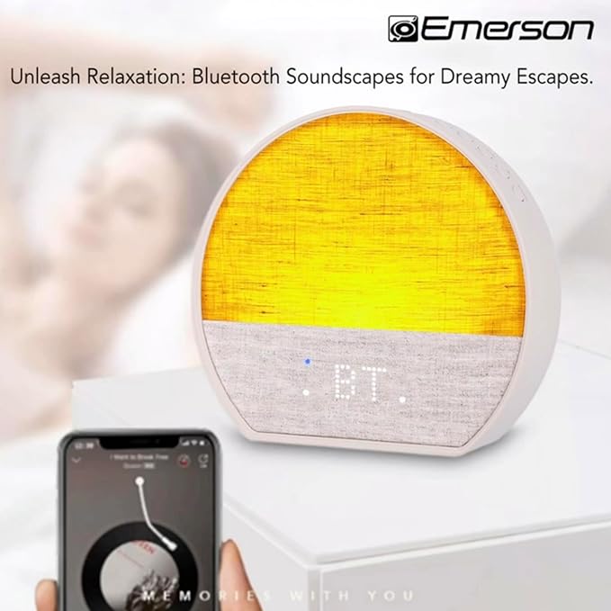 Emerson CKSS7801WM Sunrise Smartset Alarm Clock - Image 8