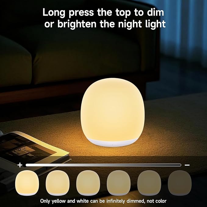 Night Light for Kids, Night Light for Baby Nursery, Color Changing&Dimmable - Image 2