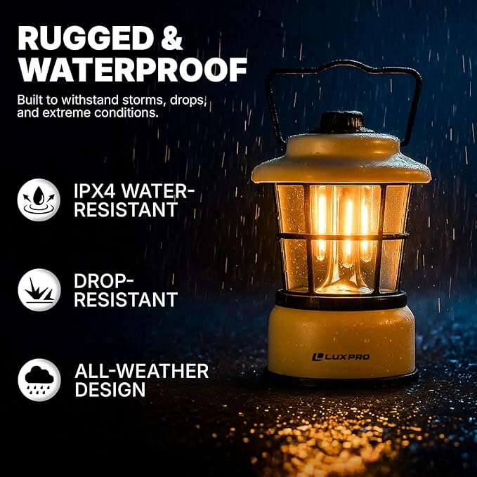 LUXPRO Retro LED Lantern - Image 10