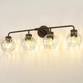 zeyu 4-Light Bathroom Vanity Light, 32 Inch Vintage Vanity Lighting Fixtures by ZEYU