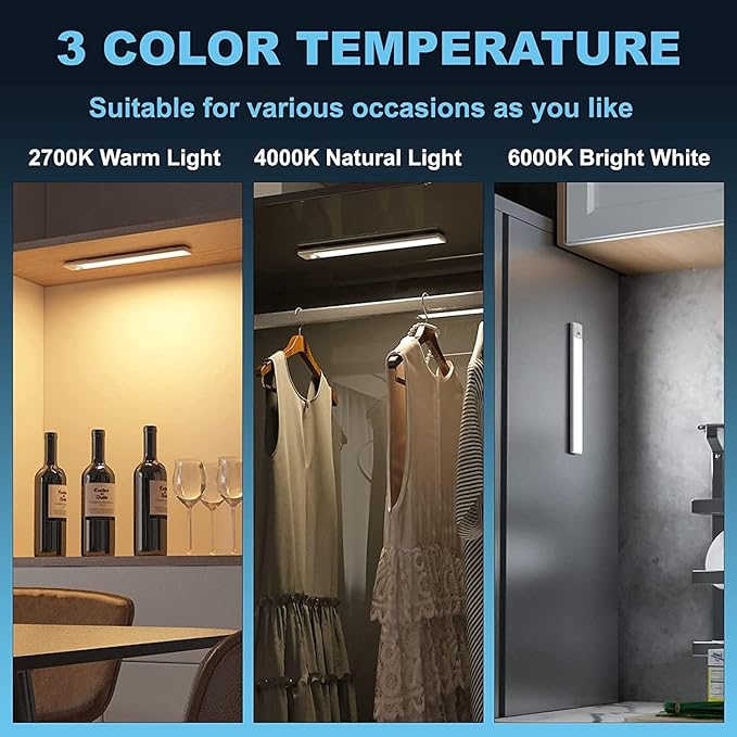 15" LED Cabinet Light with Motion & Light Sensor, 3 Color Modes - Image 6