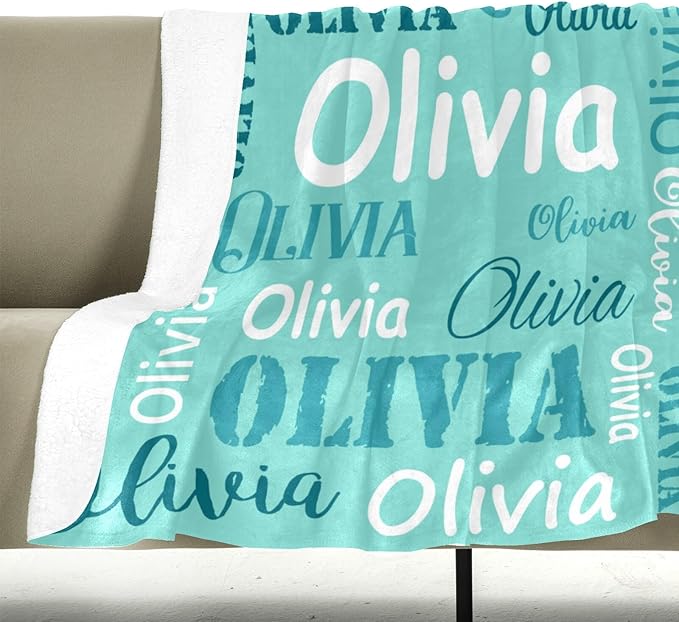 Gudina Personalized Name Blankets and Throws, Custom Blanket - Image 4