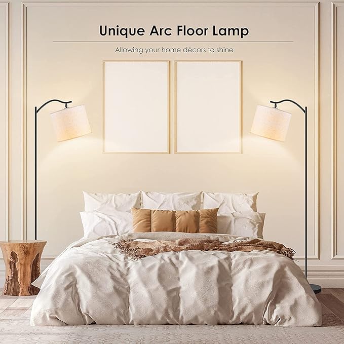 BoostArea Floor Lamp for Living Room, LED Arched Floor Lamps, Tall Modern - Image 6