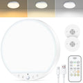 Rechargeable 8W Motion Sensor Ceiling Light Indoor, No Wiring & Magnetic by ShunFSC