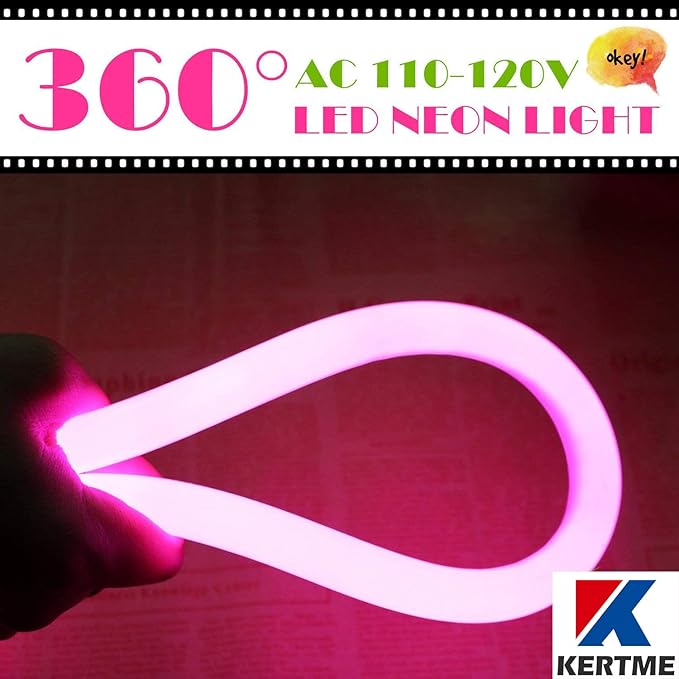 360° Neon Led Type AC 110-120V 360 Degree NEON LED Light Strip, - Image 3