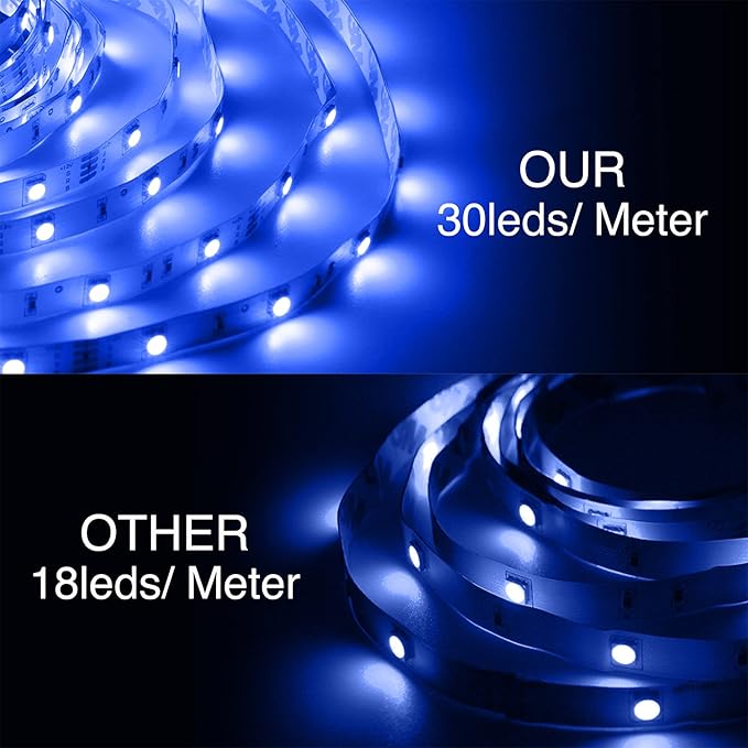 DAYBETTER Led Strip Lights 16.4ft Waterproof Color Changing Led Lights - Image 5