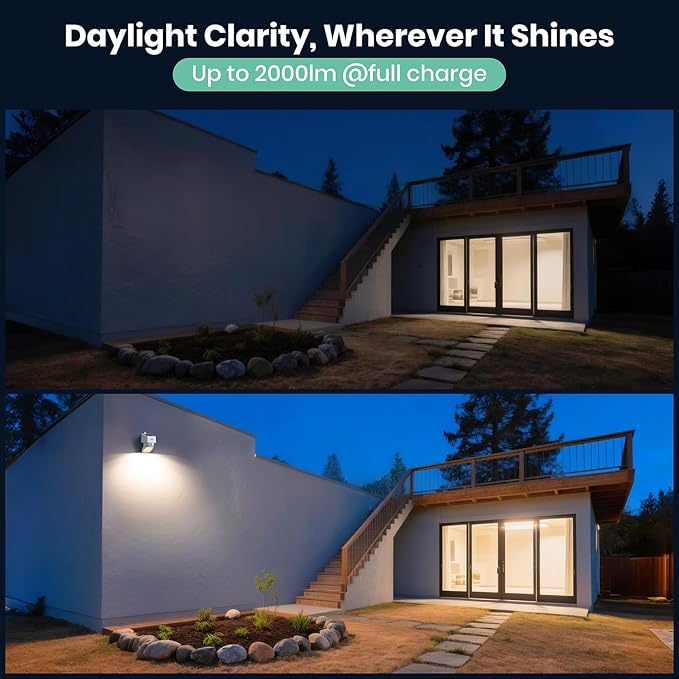 Solar Wall Light Outdoor, 3000K 4000K Solar Motion Lights, 180° Adjustable Lamp - Image 6