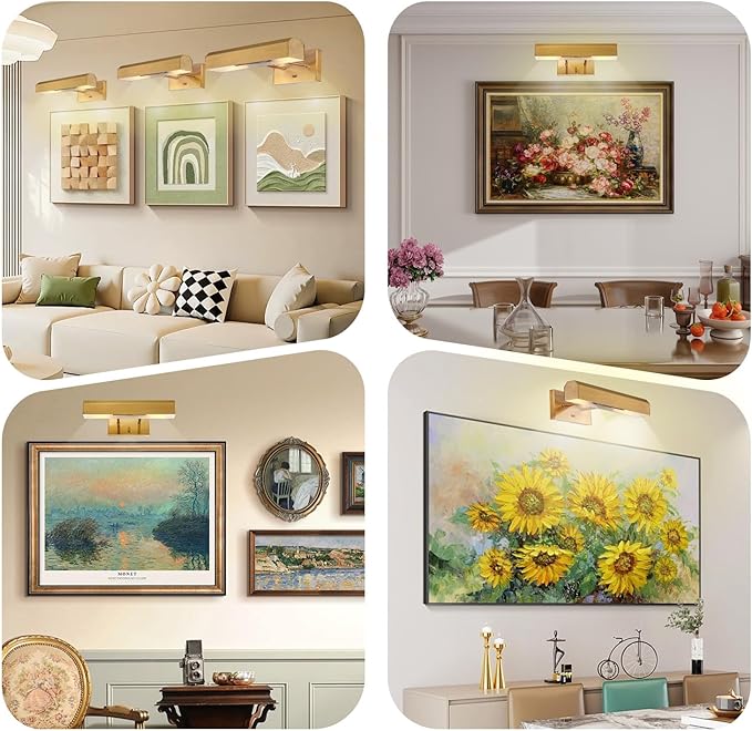 Picture Light Fixture, 15.75 inch Modern Painting Light, Full Metal Art Light - Image 6