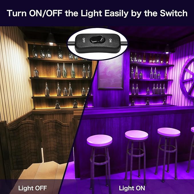 4 Pack 250W LED Flood Black Lights, 395nm to 405nm UV Outdoor Flood High Power - Image 6