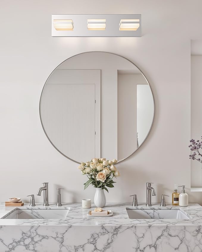 VONLUCE Bathroom Vanity Light Fixture, 3-Light Modern LED Vanity Lights - Image 8