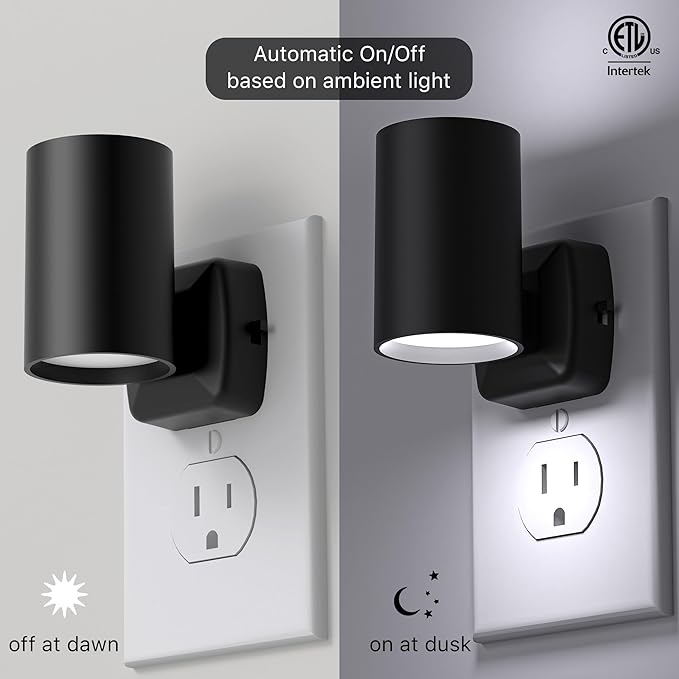 Led Night Light Plug in, Night Lights Plug into Wall Dusk to Dawn Sensor - Image 3