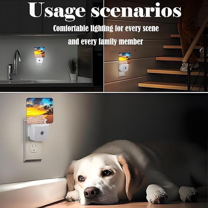 Sunset Beach Night Light, Plug Into Wall - Image 6