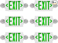 AKT LIGHTING LED Emergency Light & Exit Sign Combo, UL Certified Emergency Exit by AKTLIGHTING