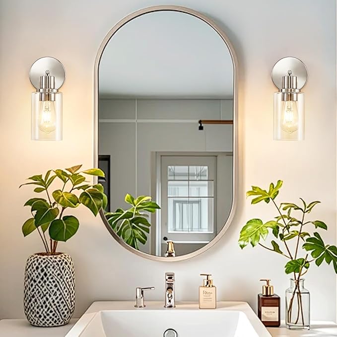 DLLT Wall Sconces Set of Two: Modern Bathroom Vanity Light Fixtures - Image 6