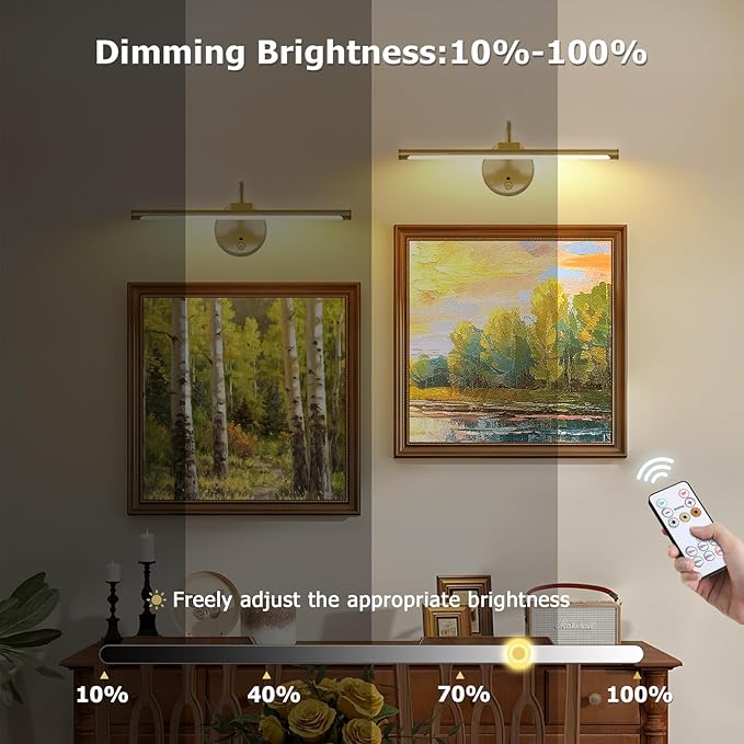 Picture Lights for Wall – Wireless Rechargeable LED Light - Image 3