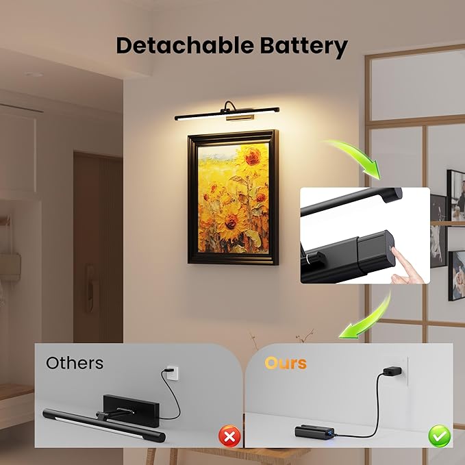 24" Picture Light with 8000mAh Battery - Image 3