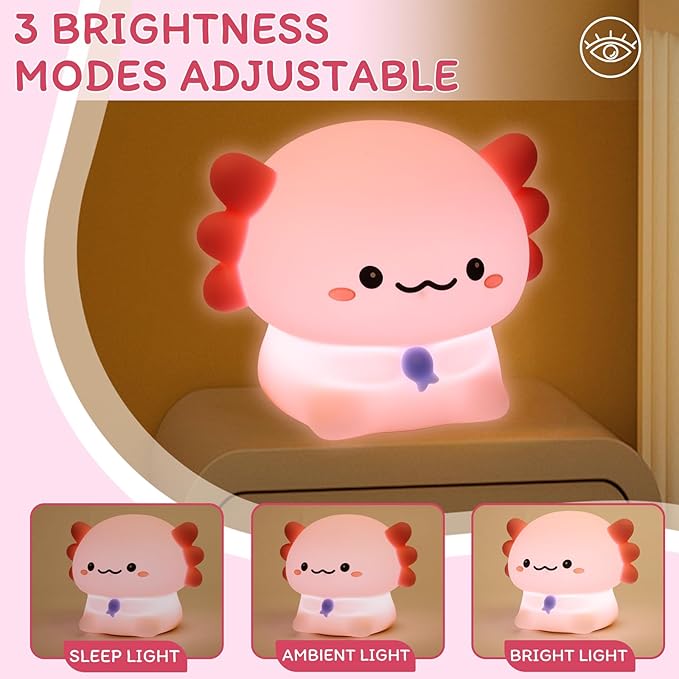 Axolotl Night Light for Kids - Image 3