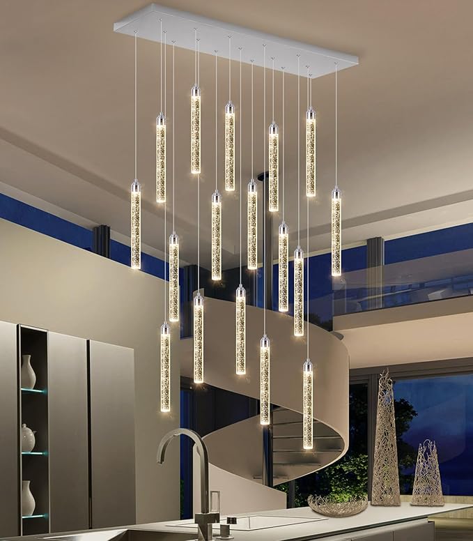 Rectangular Chandeliers 17-Lights Long Light - Image 6