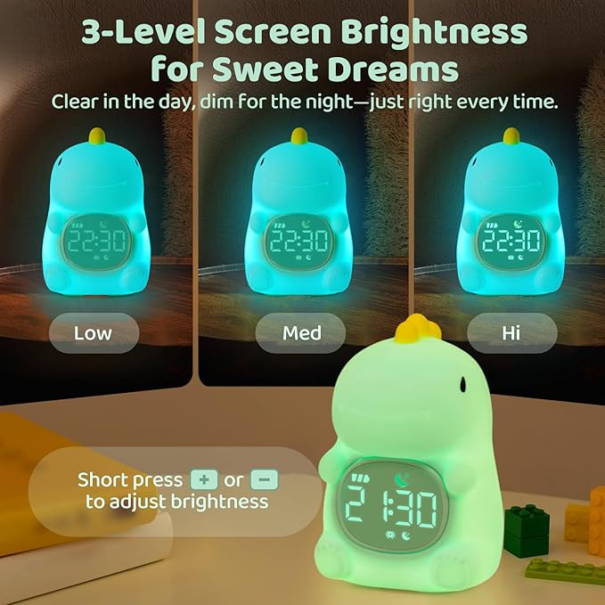 Dinosaurs Alarm Clock with Night Light - Image 6