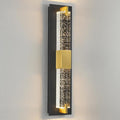 WOSHITU LED Wall Sconce Light: 19 Inch Black & Gold Modern Sconces Wall by WOSHITU