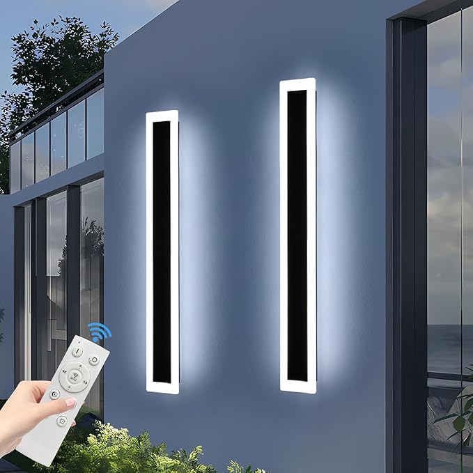 Upgrade Widened 2 Pack 57inch Long Modern Outdoor Wall Light, Dimmable - Image 9
