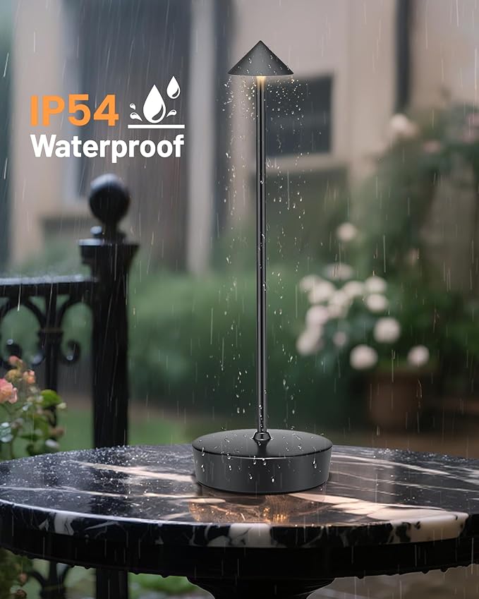 Cordless Led Table Desk Lamp 2 Pack, 7000mAh Battery Outdoor Table Light - Image 5
