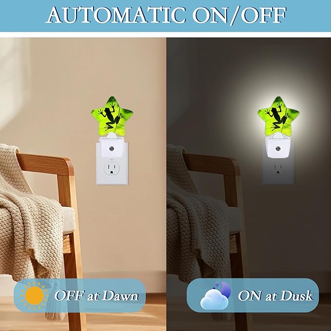 Frog Plug-in Night Light with Dusk-to-Dawn Sensor - Image 5