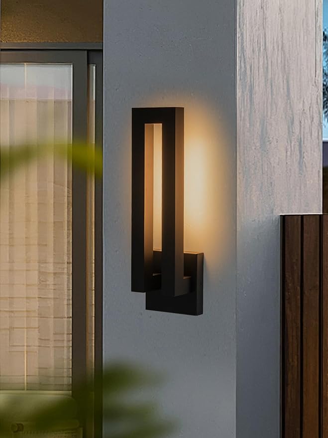 Modern Outdoor Wall Lights, 18 inch LED Long Wall Sconce, Waterproof Outdoor by OupavocsOutdoorLighting