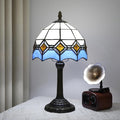 Blue and White Lamp Small Tiffany Lamps Bedside by TIFLRIS