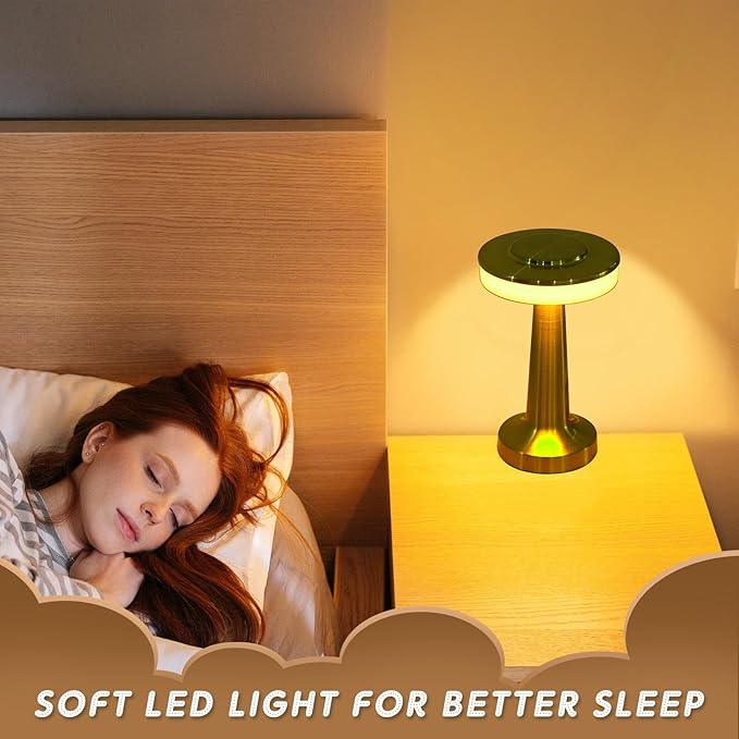 Riakrum 2 Pcs LED Portable Cordless Table Lamp - Image 5