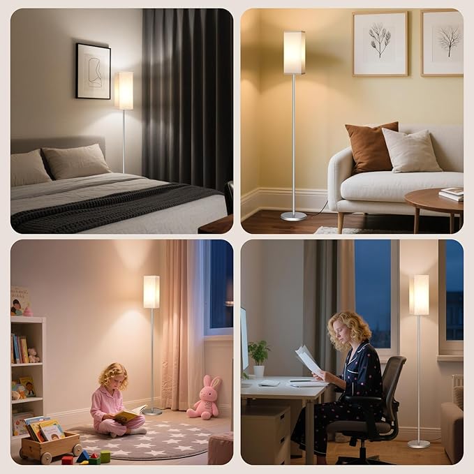 64.6'' Floor Lamp, Pole with Foot Switch, Modern Standing Lamp Lamp, Minimalist - Image 8