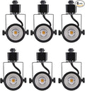 CLOUDY BAY 8W Dimmable LED Track Light Head, CRI 90+ Warm White 3000K, by CLOUDYBAY