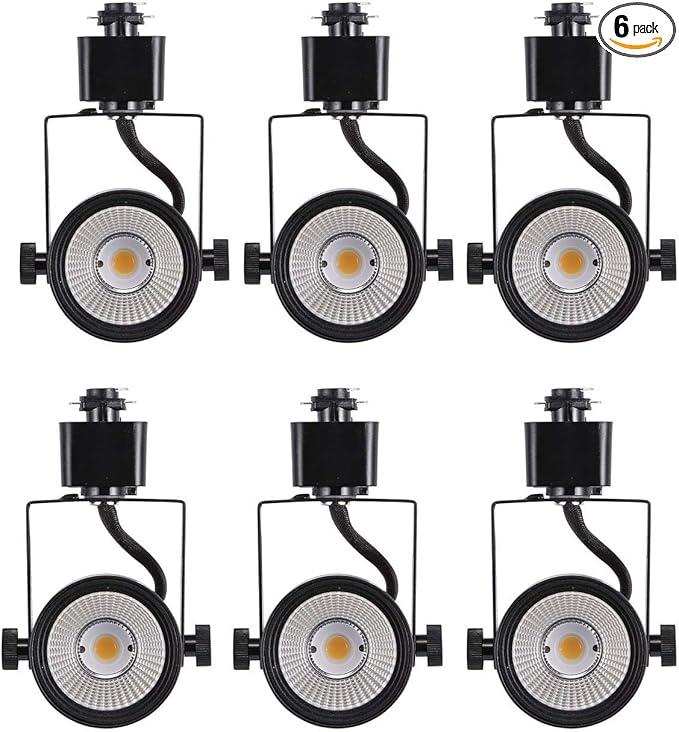 CLOUDY BAY 8W Dimmable LED Track Light Head, CRI 90+ Warm White 3000K, by CLOUDYBAY