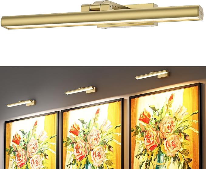 Wireless Picture Lights for Wall, Battery Operated Wall Light for Painting by Eclipterra