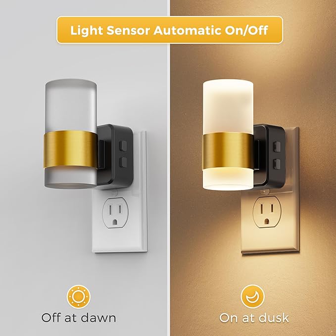 L LOHAS LED Night Light, Night Lights Plug into Wall, Dusk to Dawn Sensor - Image 2