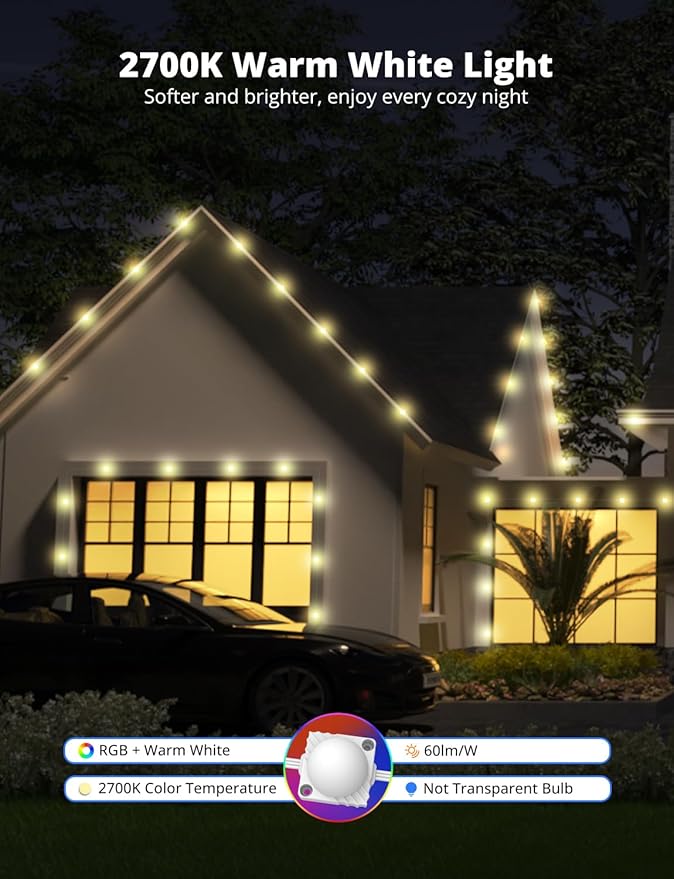 APPECK Permanent Outdoor Lights 50ft - Image 6