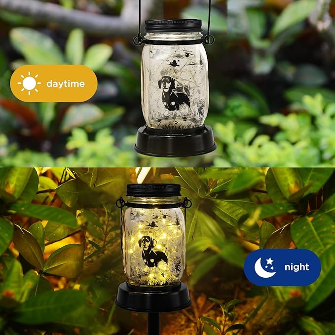 Styleonme Decor Mobile Outdoor, Solar Waterproof Dachshund Lights, Gifts - Image 7