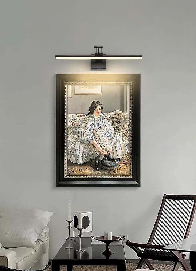 Joossnwell Picture Light for Painting Black Art Light Hard-Wired Picture Frame - Image 5
