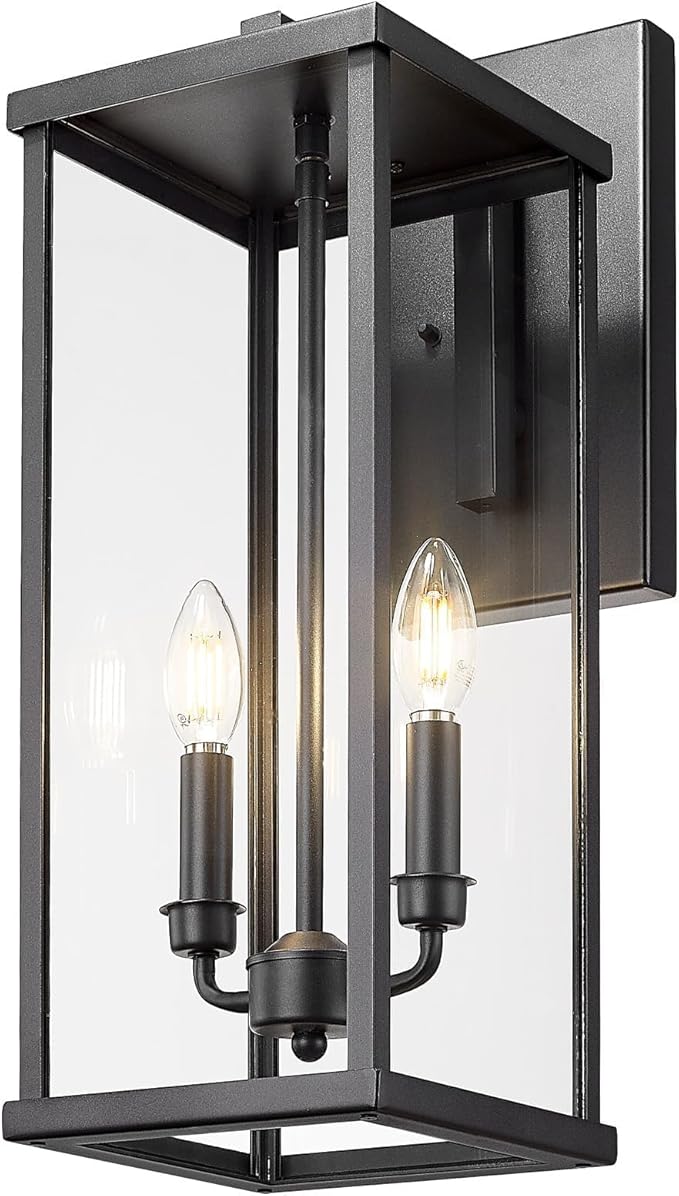 Bestshared Outdoor Wall Sconce Lights, 20 Inch Tall Exterior Wall Lighting by bestshared
